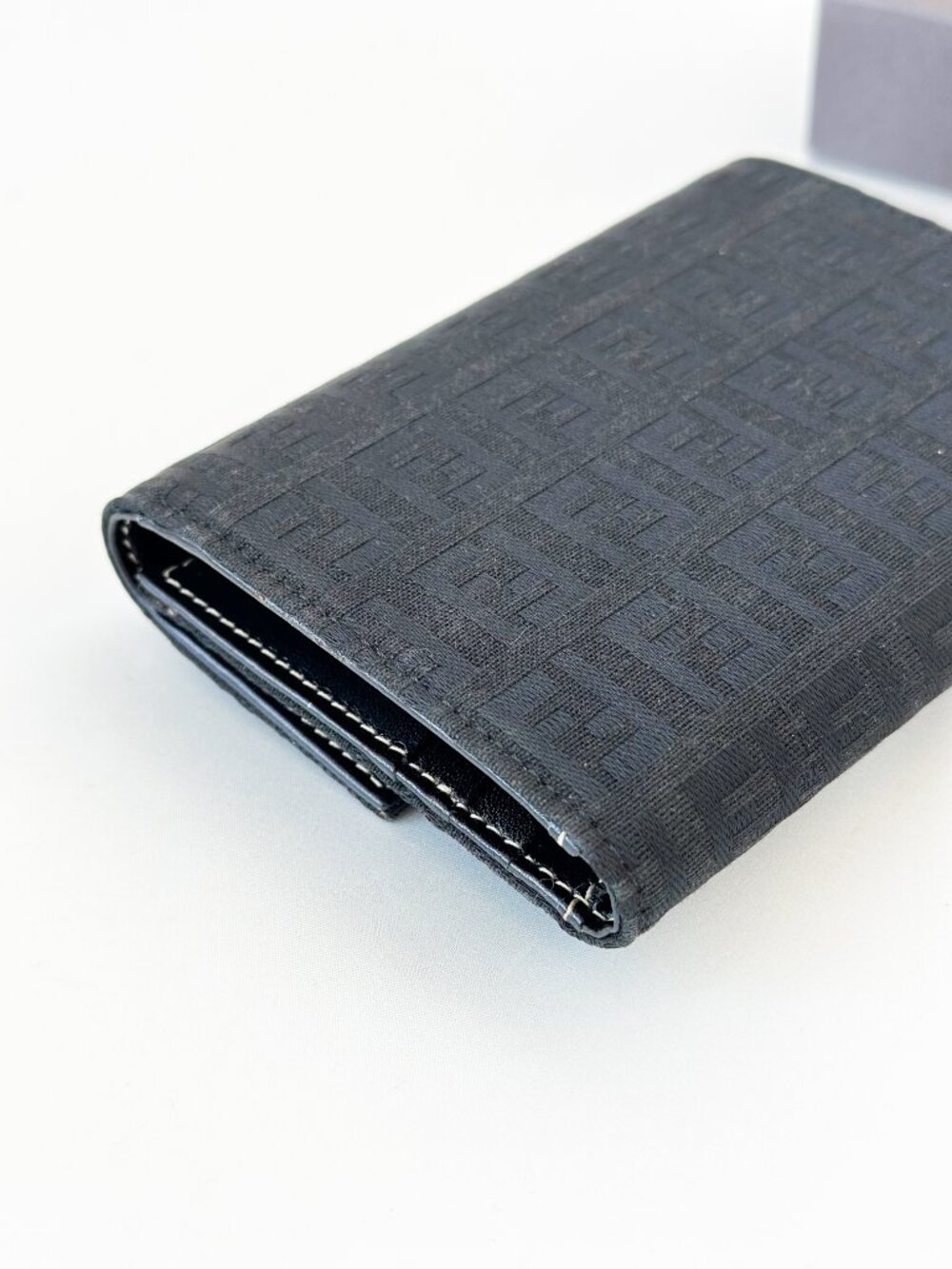 Fendi Zucchino Wallet Black - Picture 4 of 15